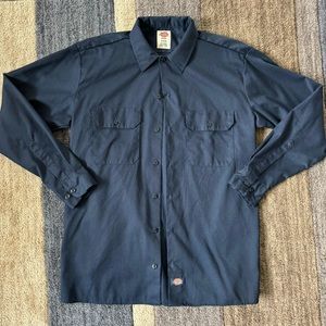 Dickies long sleeve button up